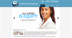 Desktop Screenshot of gamsmartsolutions.com
